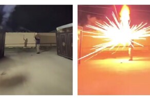 Мужчина получил травму при запуске пиротехники