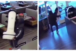 Мужчина пытался похитить робота из ресторана