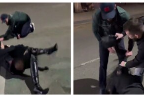 Бородач отправил девушку в нокдаун за отказ познакомиться