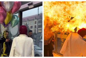 Огненное поздравление с днём рождения