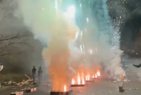 Жители Влаардингена устроили фейерверк на 18 тысяч евро