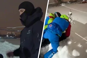 «Я тебе сейчас глаза выколю»: на горнолыжном склоне сотрудники напали на посетителя