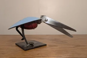 Стальные персидскиие ножницы в форме птицы, XVIII век