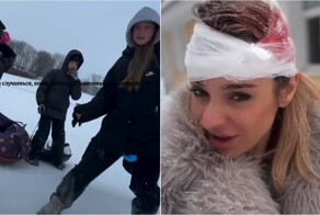 Под Калининградом женщина разбила голову во время катания на ватрушке