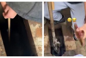 Парень уронил дорогой смартфон в сельский туалет