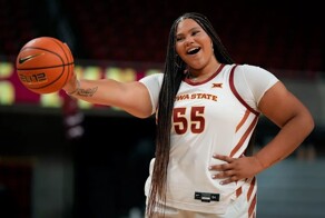 115‑килограммовая баскетболистка продолжает удивлять