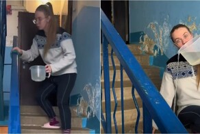Девушка поделилась опытом уборки подъездов