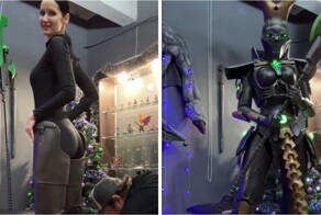 Косплеерша показала процесс превращения в Necron