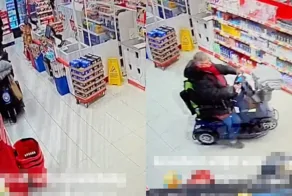 Электроскутер вышел из-под контроля