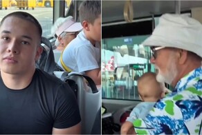 Конфликт в автобусе во Вьетнаме: парень отказался уступать место дедушке с младенцем