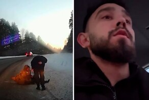 Таксист спас замерзающего посреди трассы пенсионера