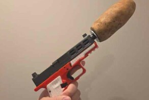 Американец смог зарегистрировать картофелину в качестве глушителя для пистолета