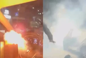 Когда запуск фейерверков из машины превращается в полный хаос