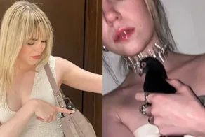 Идеально сочетается с образом: девушка постоянно носит в сумке голубя