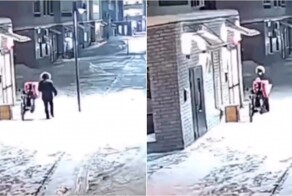 Оголодавший тюменец украл еду из сумки курьера