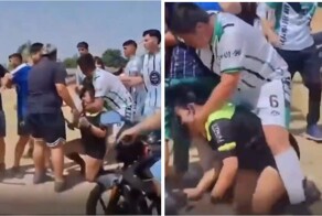 Судью жестоко избили после матча в Аргентине: нападение попало на видео