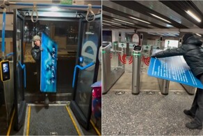 Парень использовал огромную «Тройку» в метро и автобусе
