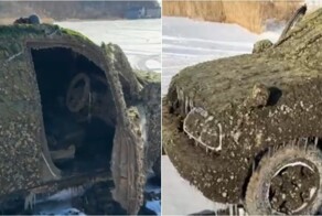 Видео подъёма затонувшего в Приморье год назад внедорожника рыбаков вызвало споры 