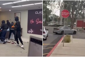 Ограбление ювелирного магазина в США закончилось ДТП и арестами