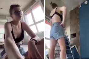 Когда поклейка обоев идёт не по плану