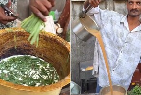 Турист показал, как в Индии готовят уличный чай за 15 рупий