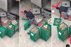 Сотрудника пекарни упрекнули за то, что он подобрал выпечку с земли