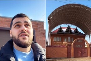 В Краснодаре заметили необычный трёхэтажный навес над частным домом