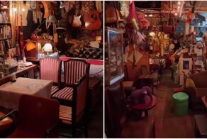 Необычное мини-кафе в Токио