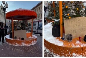 Мужчина проводит пьяные прогулки по Москве