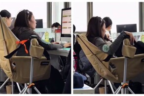 Необычное кресло-качалка