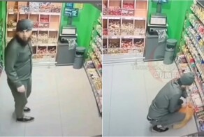 В Москве бородач вынес товары из магазина, проигнорировав кассу