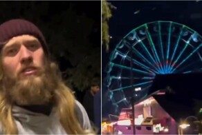 Турист в Непале снял колесо обозрения, которое крутится с пугающей скоростью