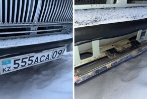 Сутки ареста и год лишения прав за заводскую особенность откидывающегося номера на «Волге»