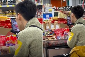 Китайский блогер о белорусских конфетах в Благовещенске