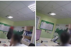 Ограбление офиса микрозаймов в Красноярском крае попало на видео