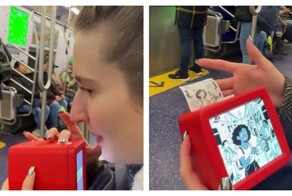 Коробка генерирует картинки по запросу владельца, а потом печатает их