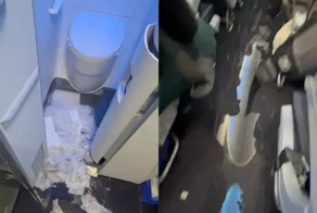 Неприятный сюрприз в самолёте