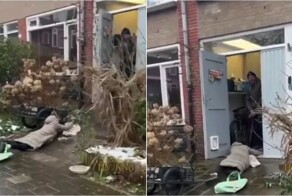 Затащить жену в дом можно только волоком на ледянке