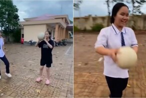 Когда нет таланта, но есть желание: школьная игра в мяч