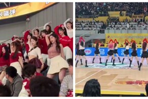 Танцевальный поединок групп поддержки