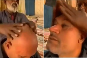 В Индии стал популярен необычный вид массажа головы