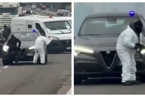 Ограбление в стиле GTA в Италии