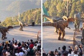 В Пакистане динозавры танцуют национальные танцы