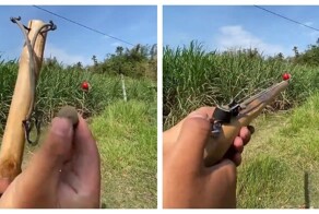 Необычная рогатка