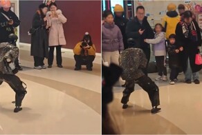 Первый случай нападения робота на ребёнка попал на видео в Китае