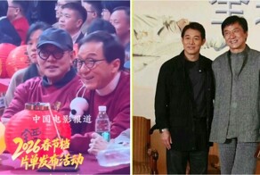 Джеки Чан и Джет Ли  встретились на фестивале в Пекине