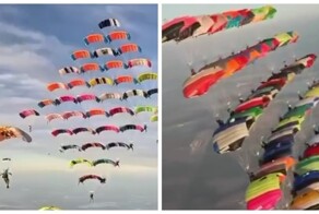 Парашютисты установили рекорд во Флориде