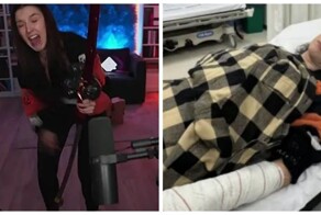 Девушка получила травму во время прямой трансляции