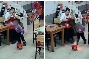 Мальчик поджег пиротехнику в кафе родителей