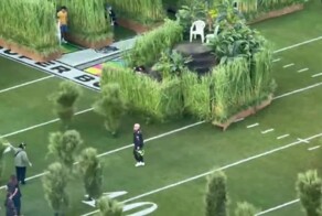 «Живые декорации» на Супербоуле